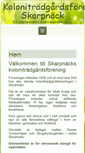 Mobile Screenshot of koloni-skarpnack.se